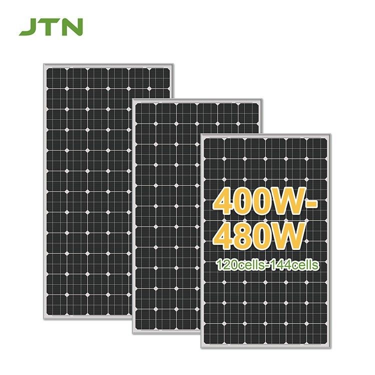 400W 전흑 모노 태양 전지판 210mm PV 셀