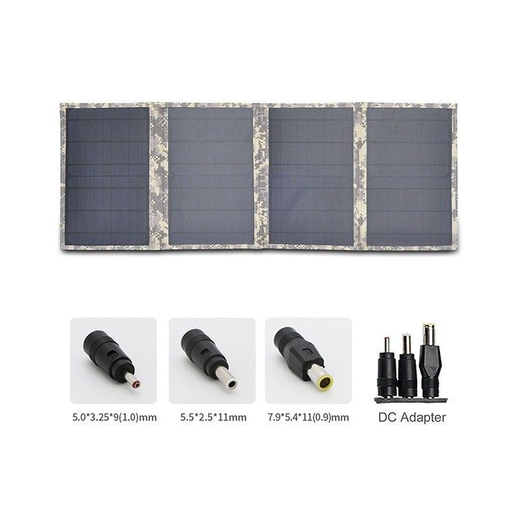 폴더블 태양 전지 패널 60W 12V USB3.0 휴대 전화용 방수 휴대용 태양 전지 폴더링 가방