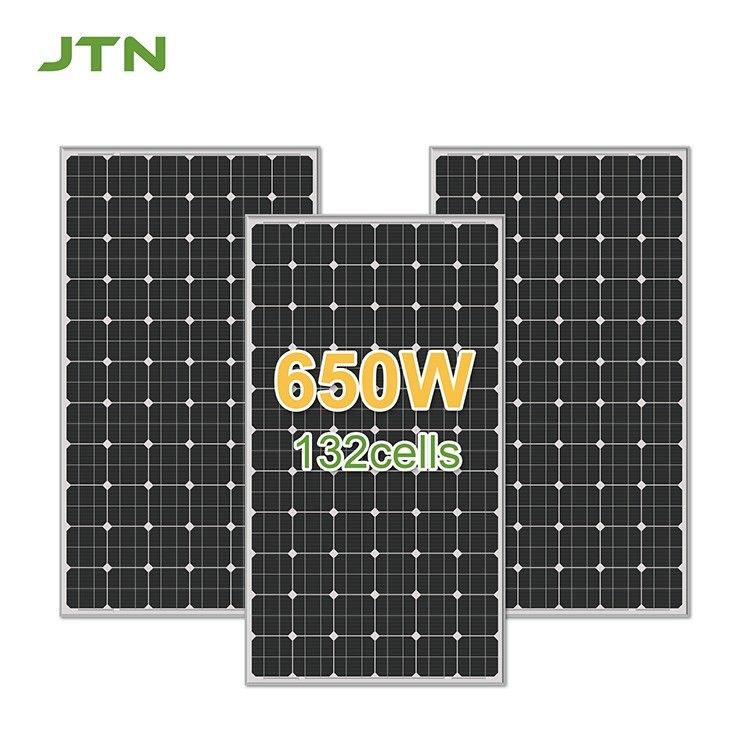 방수 IP65 JTN 210mm 태양전지 PV 모듈 660W 가옥용 띠로 된 모노 태양 전지 패널