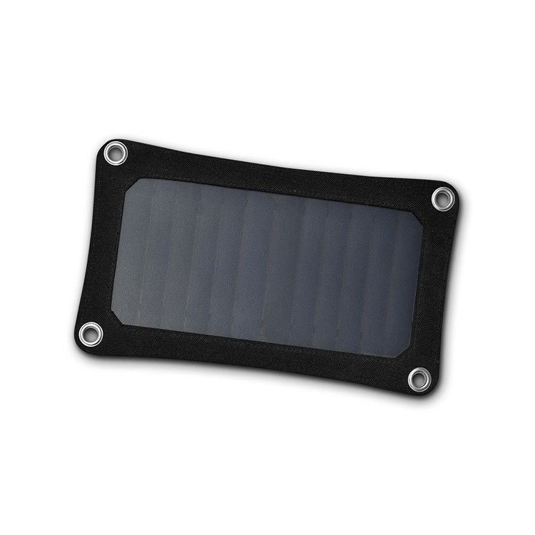 2 셀 크기 SUNPOWER 7W 휴대용 태양 에너지 패널 USB 커넥터 및 여행