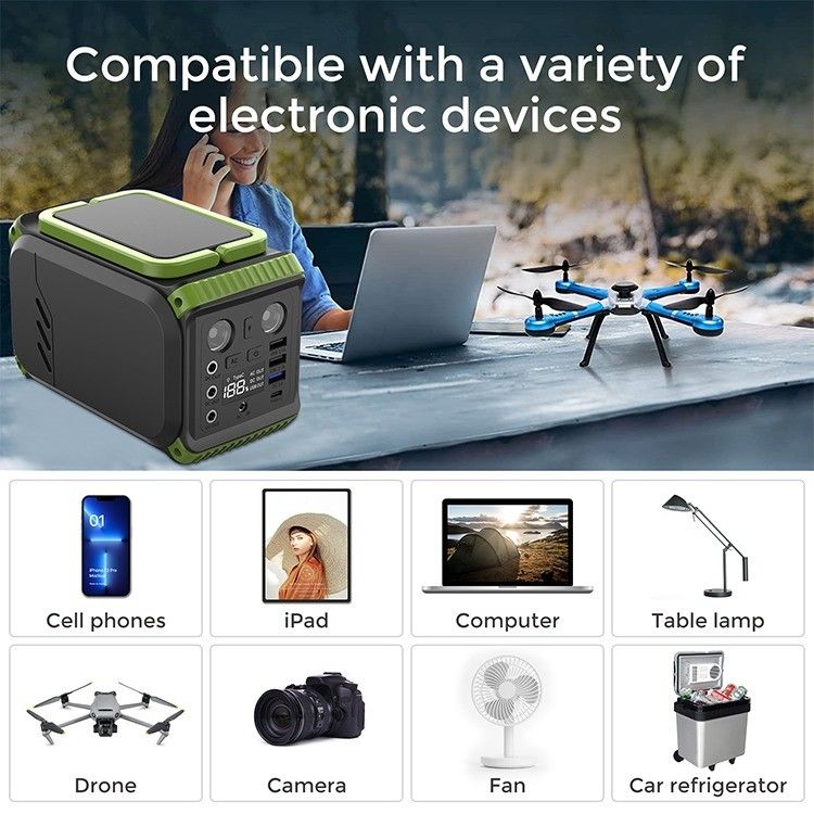 야외 캠핑 태양광 패널 전력 발전소 휴대용 발전기 라이프포4 리?? 110V 200W